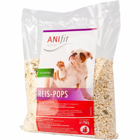 Dog Accessories B.A.R.F. Flakes Rice-Pops (Reis-Pops) 750g 1 Piece -1- Anifit